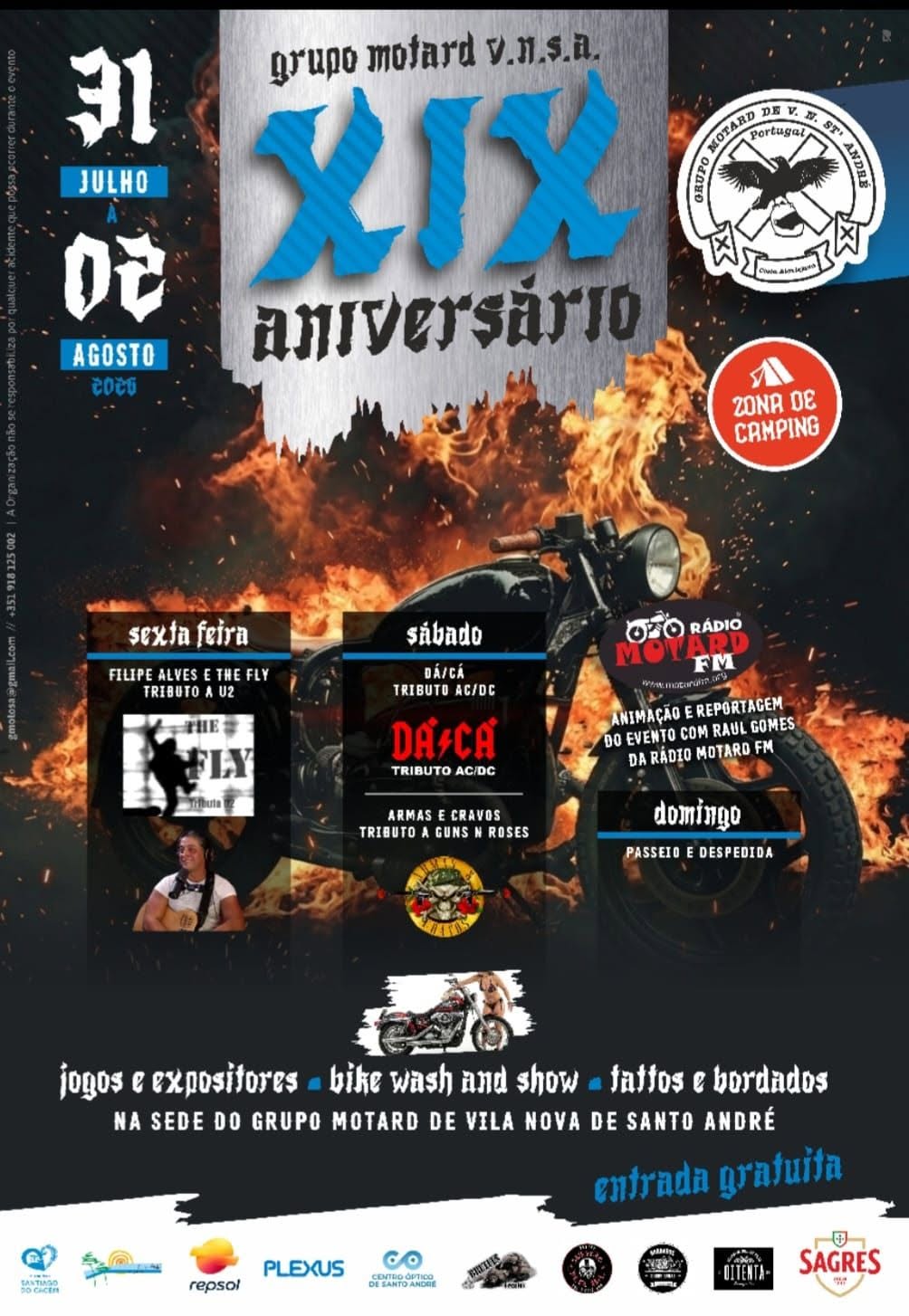 XIX Aniversário do Grupo Motard de Vila Nova de Santo André — event image